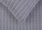 Herringbone Navy Standard Pillowcase