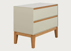 Lars Wide Bedside Table Cashmere