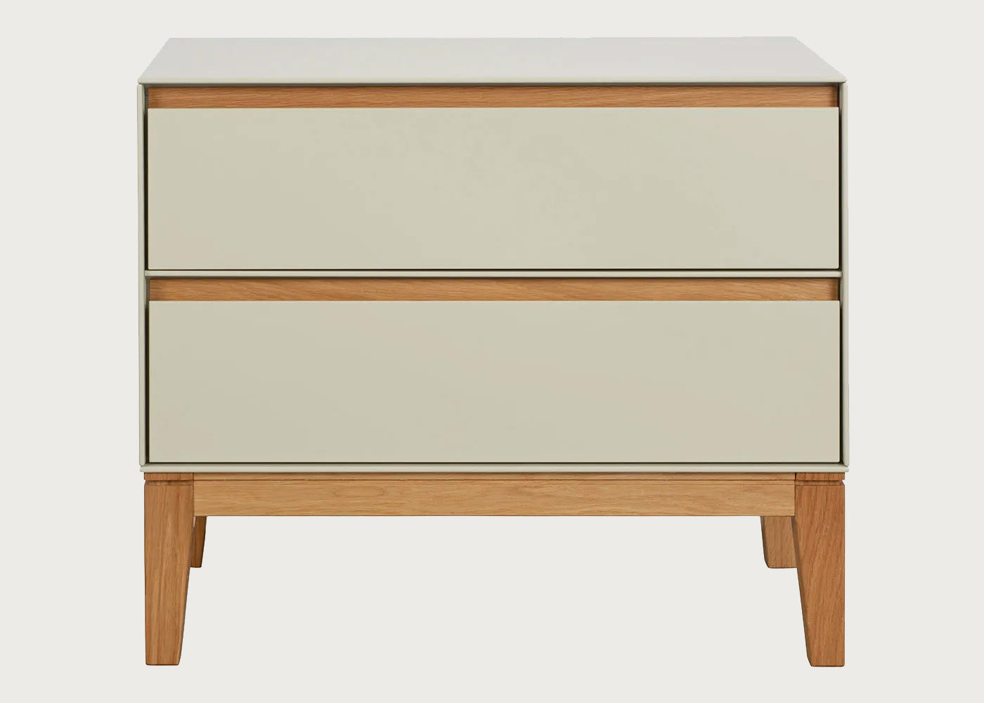 Lars Wide Bedside Table Cashmere