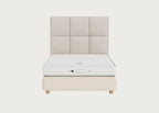 Devonshire Mattress and Wool De Luxe Divan Set Bun Feet