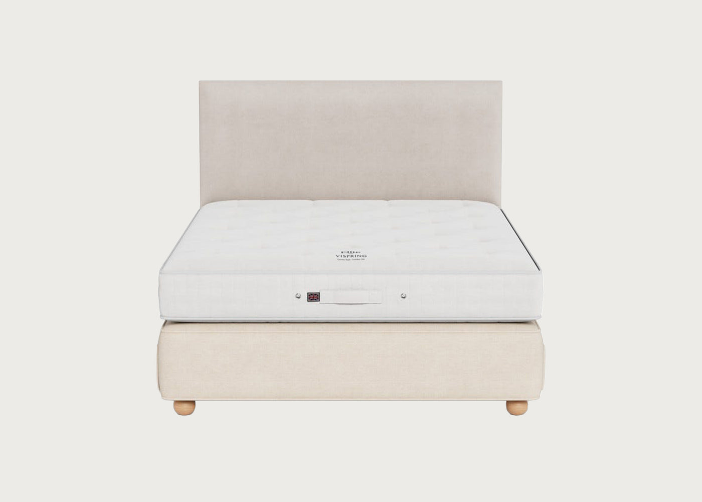 Elite Mattress and De Luxe Divan Set Bun Feet