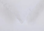 Organic Cotton Sateen White Duvet Cover