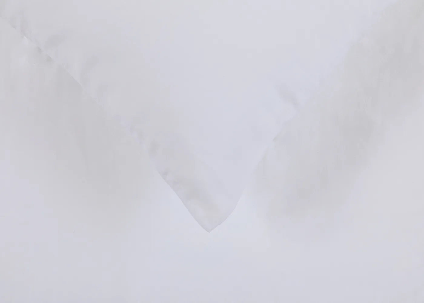 Organic Cotton Sateen White Duvet Cover