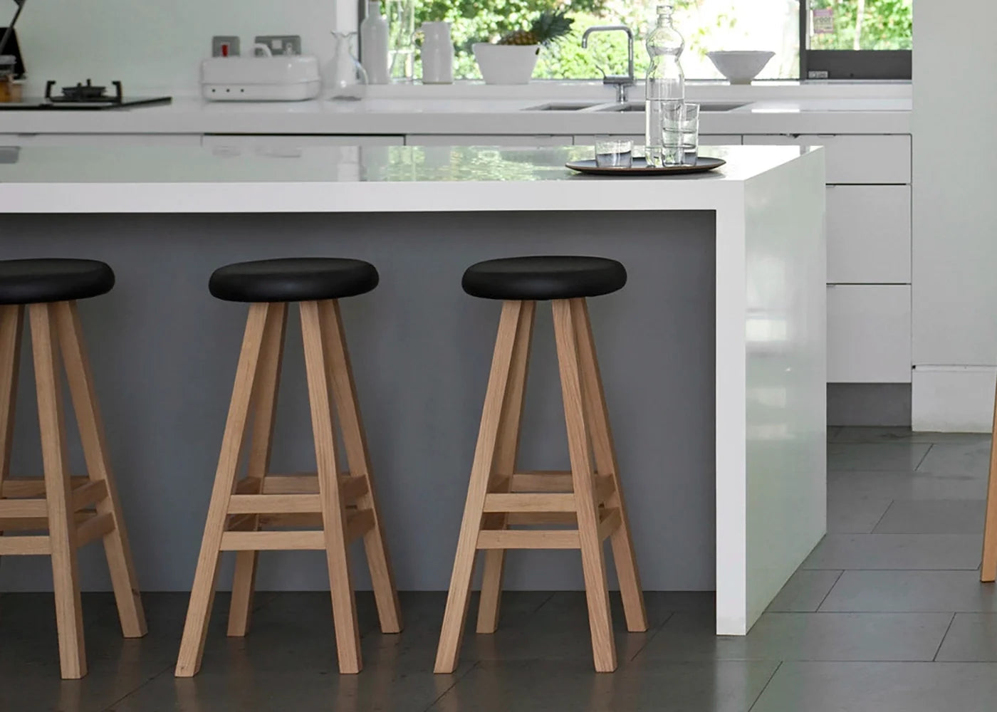 Oki-Nami Tall Bar Stool