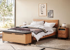 Brunel Bed Oak Headboard