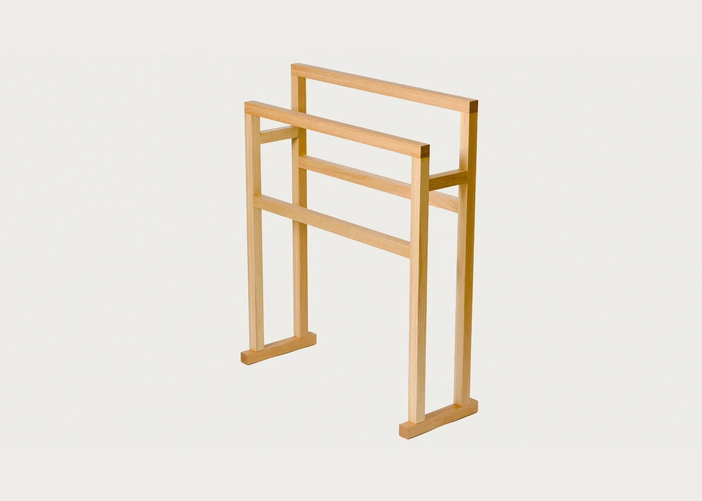 Wooden Freestanding Towel Rail Large