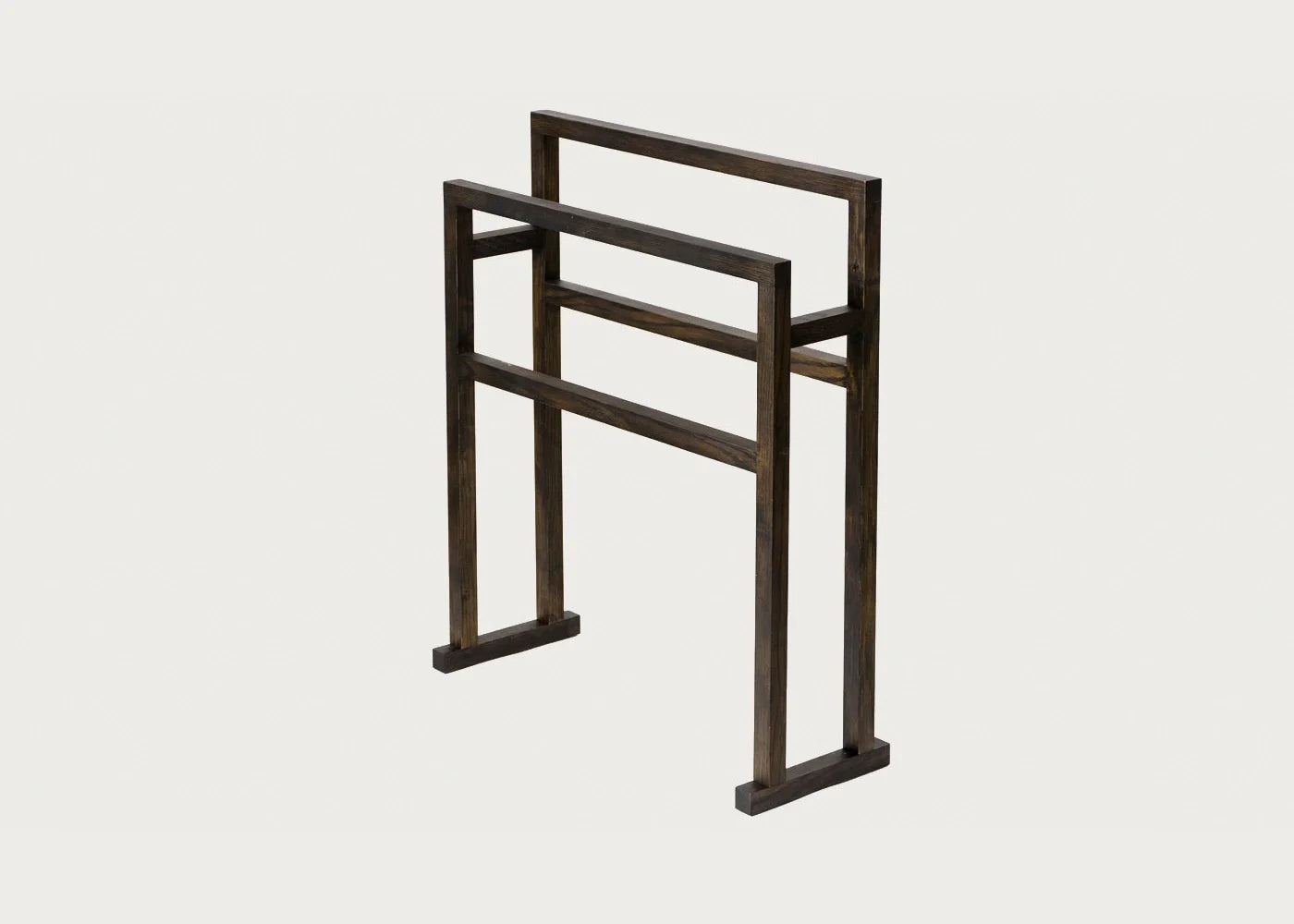 Wooden Freestanding Towel Rail Large