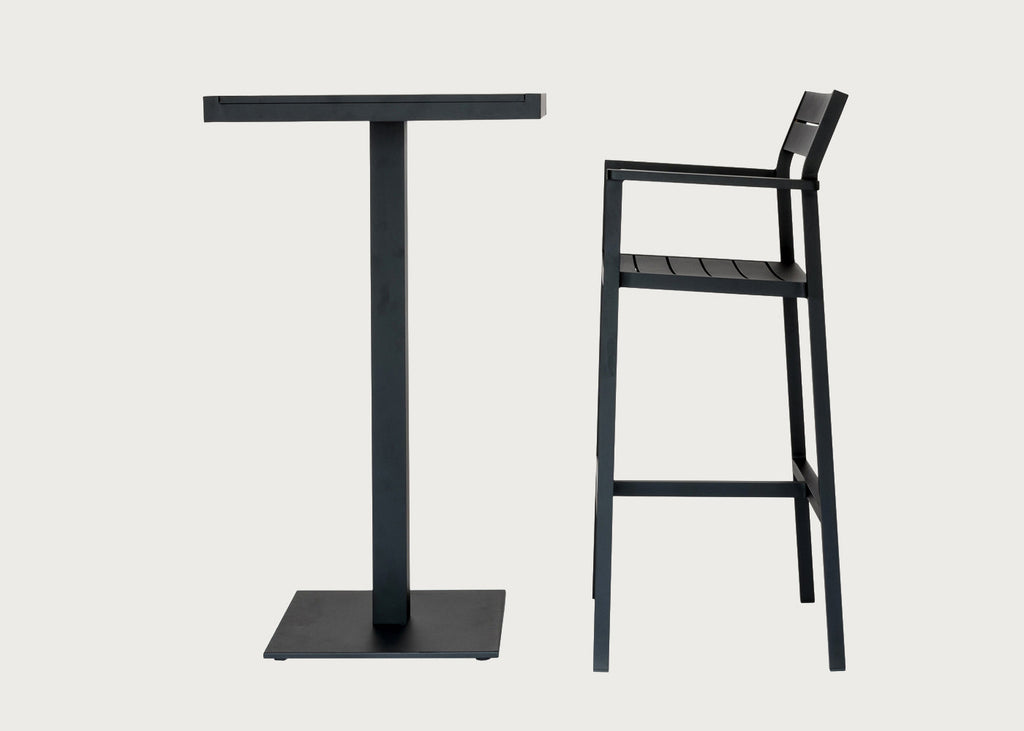 Eos Outdoor Square Bar Table