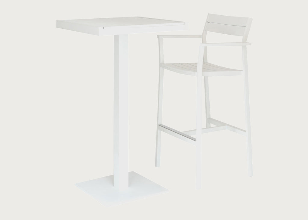 Eos Outdoor Square Bar Table