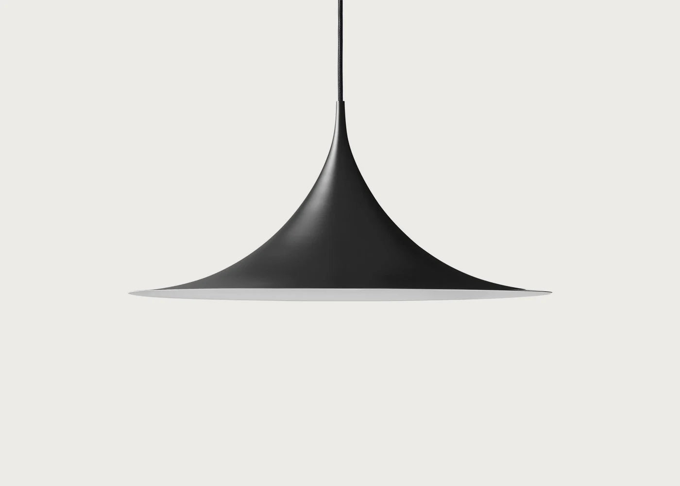 Semi Pendant Light 60cm Chrome