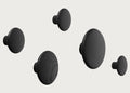 The Dots Set of 5 Coat Hooks