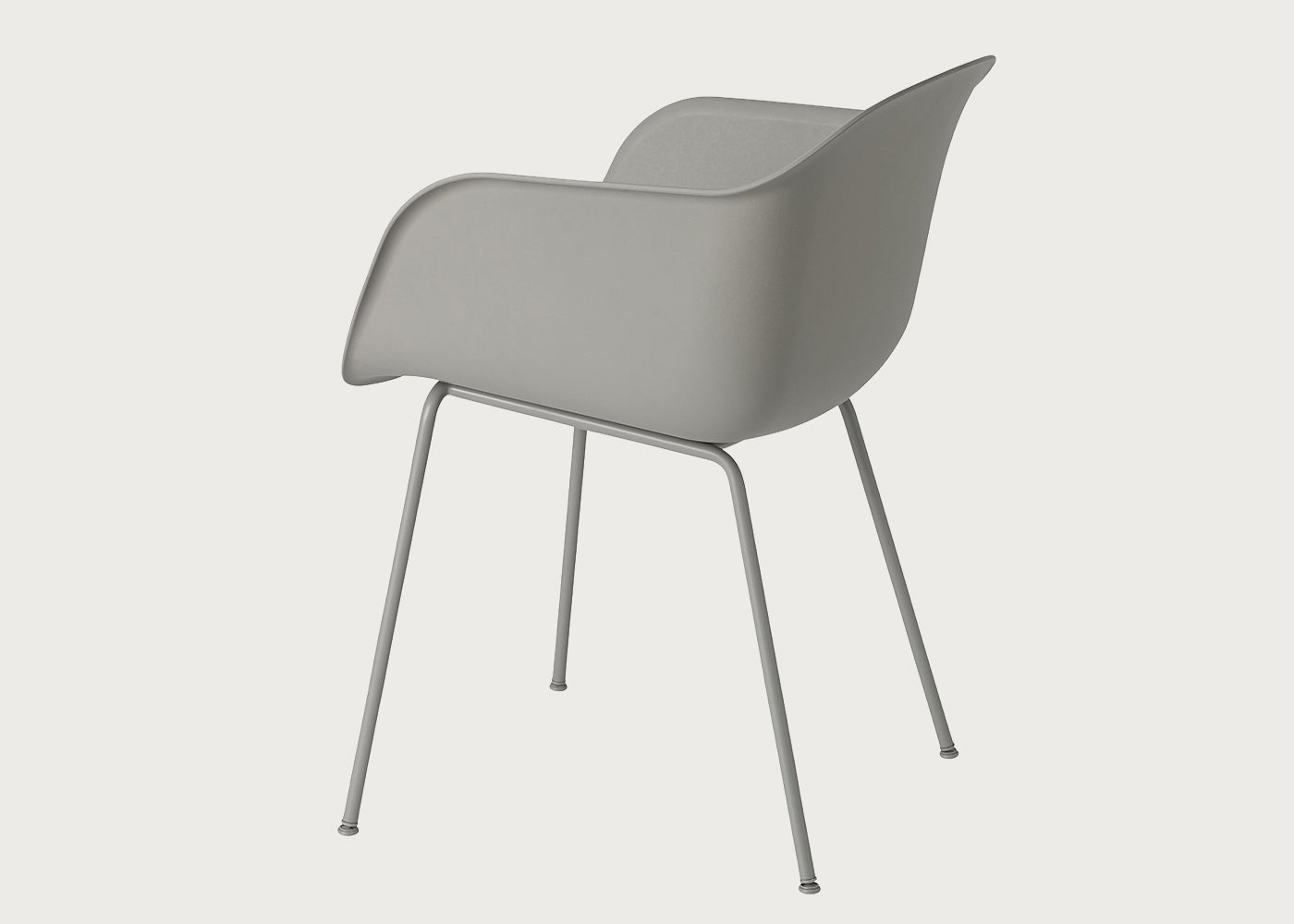 Fiber Armchair Tube Base