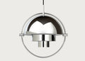 Multi-Lite Pendant Light Chrome/Chrome