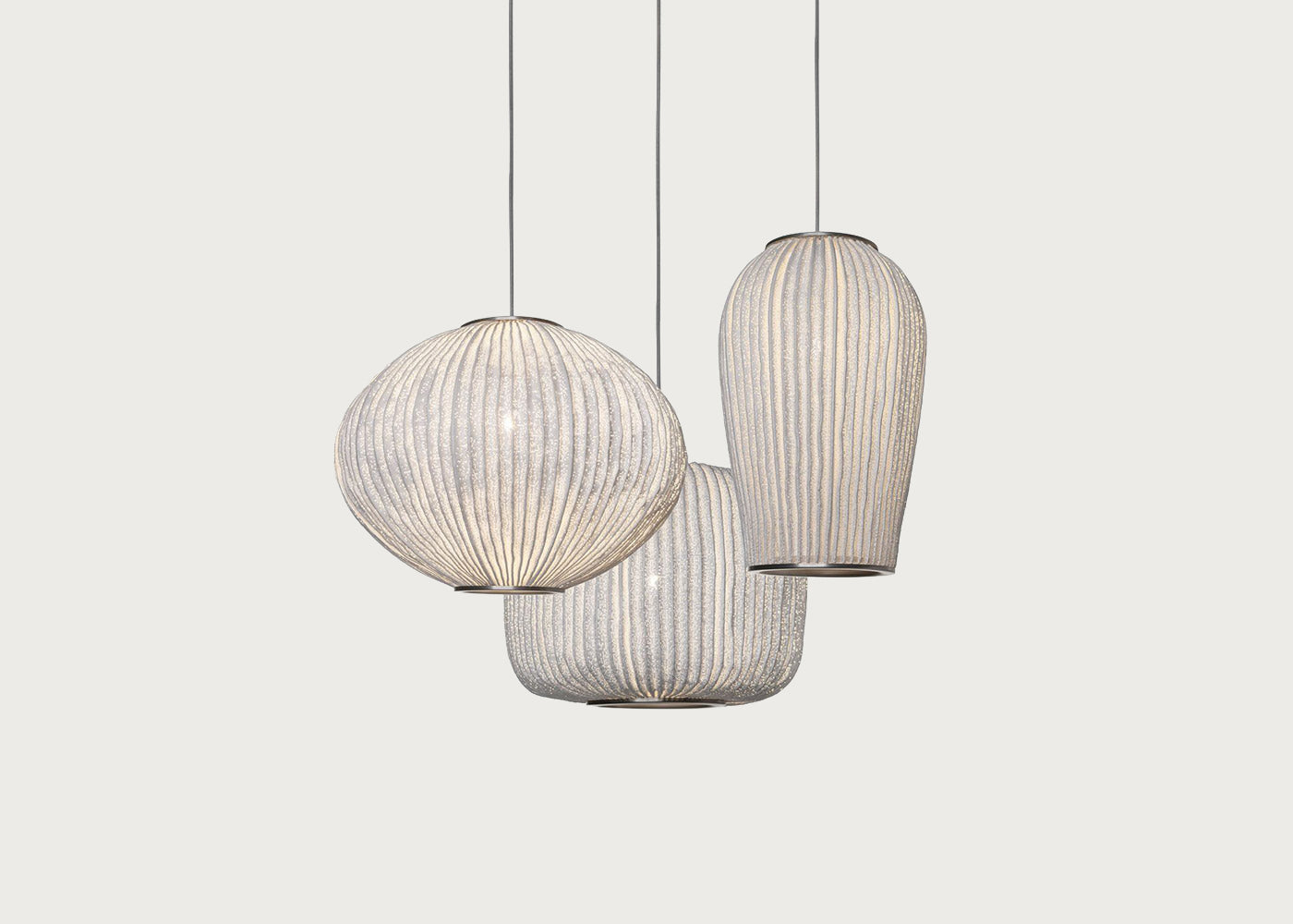 Coral Chandelier 3 White