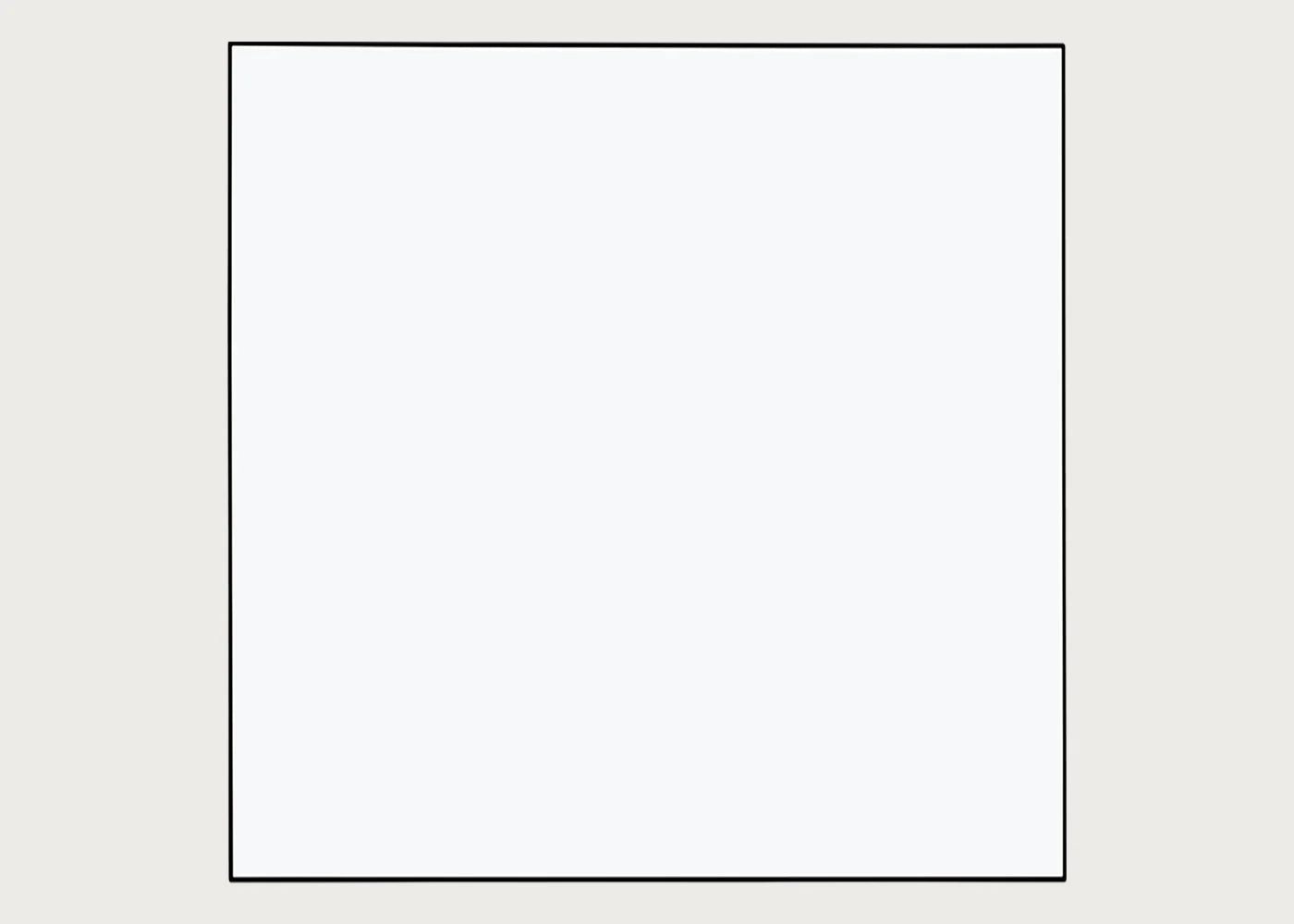 Fine Edge Mirror Rectangular