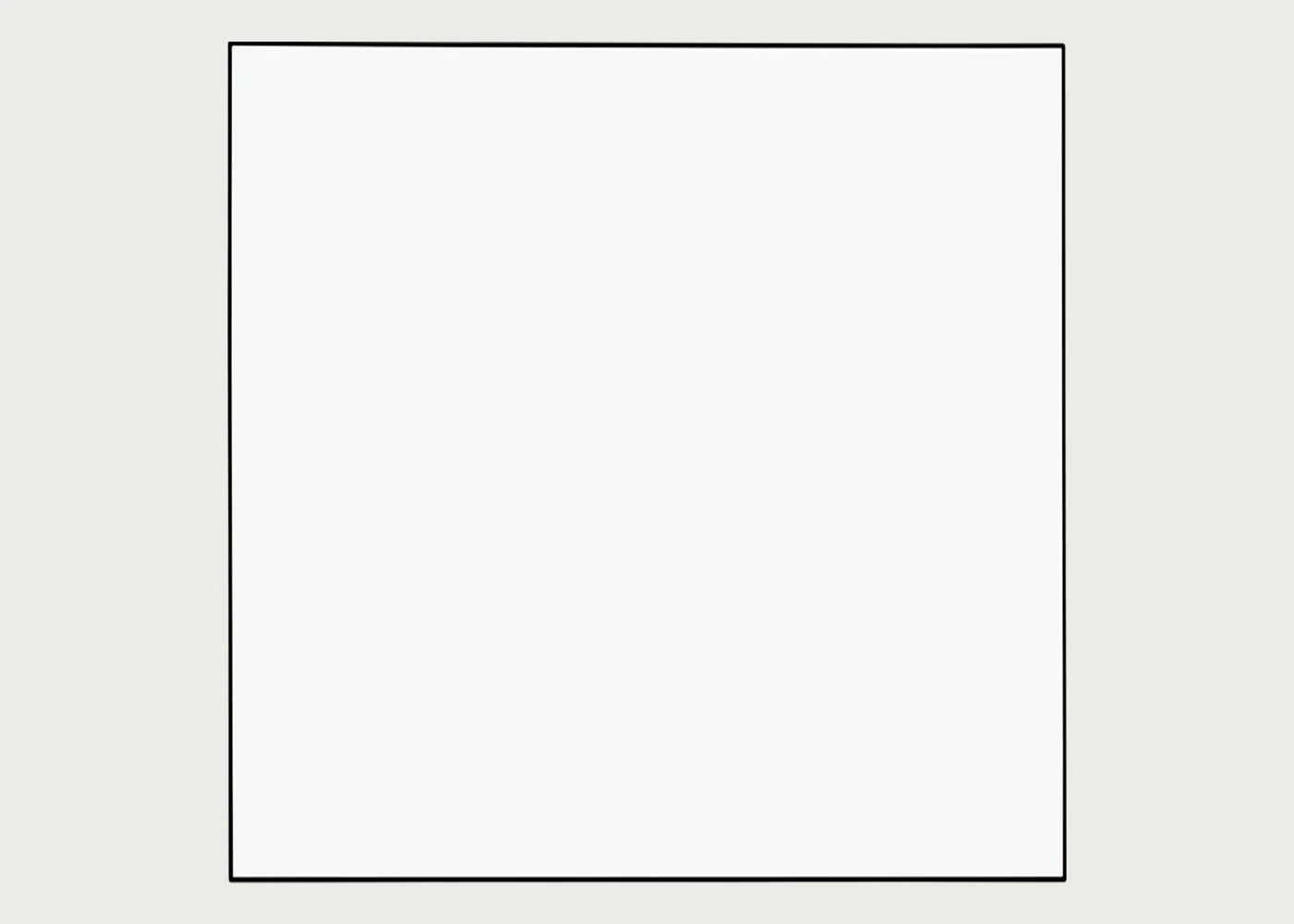 Fine Edge Mirror Rectangular