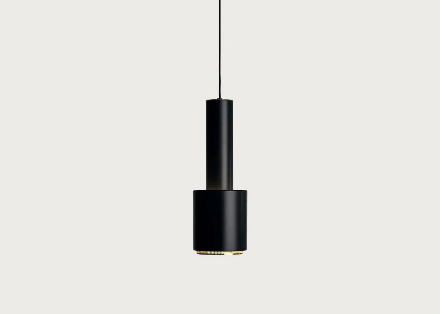 A110 Hand Grenade Pendant Light Black/Brass