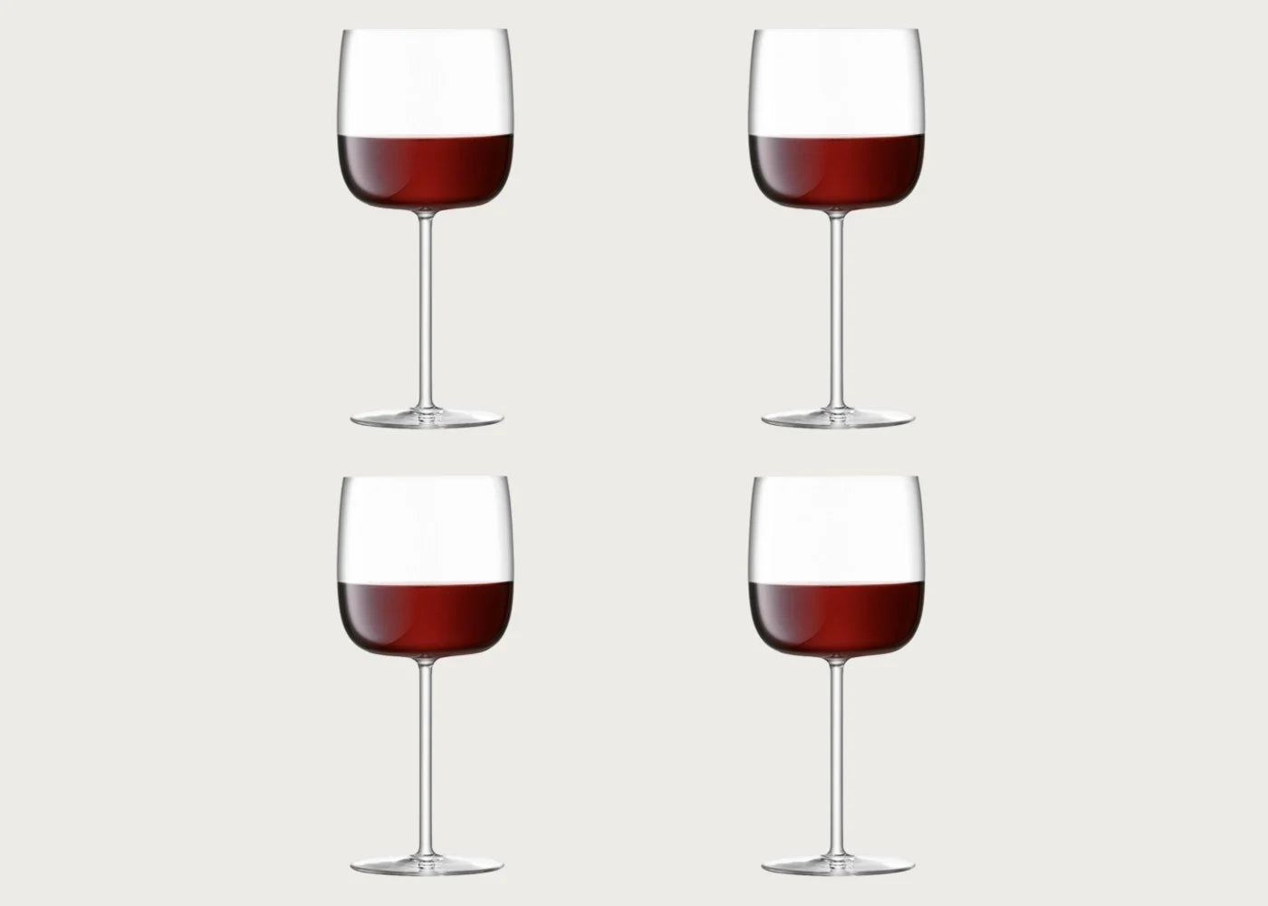 Borough Red Wine Glass Set of 4