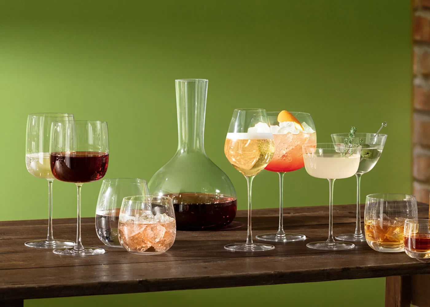 Borough White Wine Glass 380ml Clear x 4