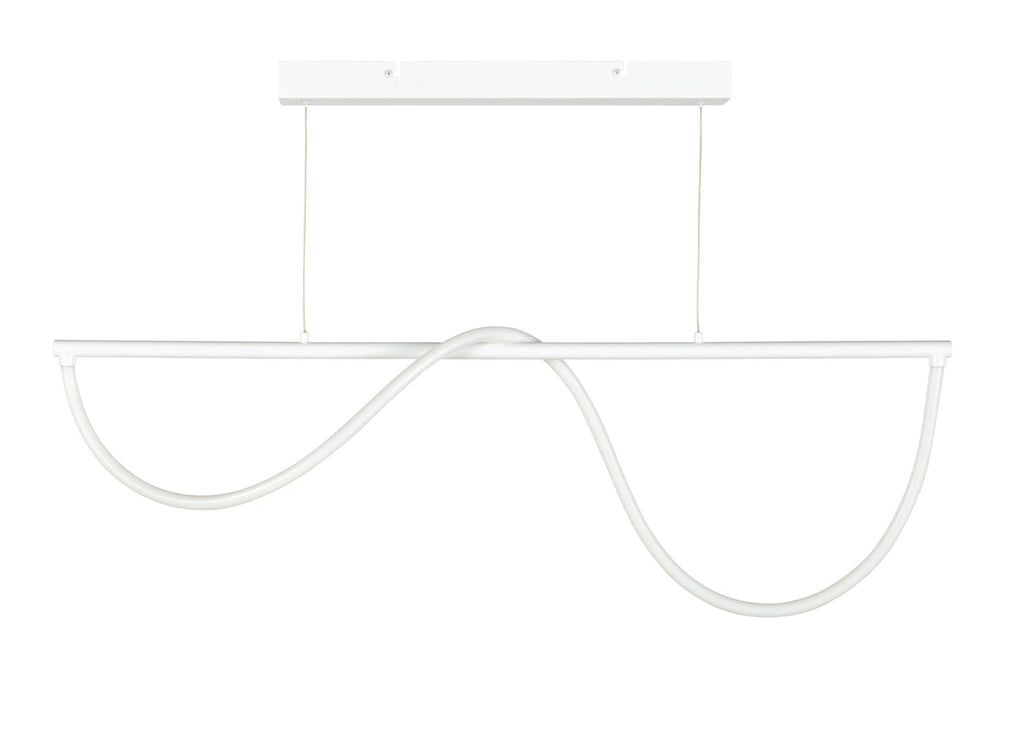 Wave LED Long Pendant Light