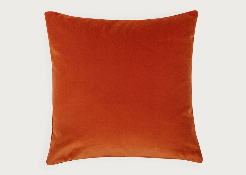 Velvet Cushion Rust