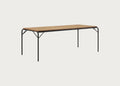 Vig Outdoor Dining Table 200x90cm in Black