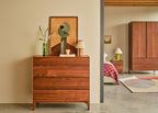Lars 5 Drawer Chest Walnut