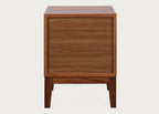 Lars Bedside Table Walnut