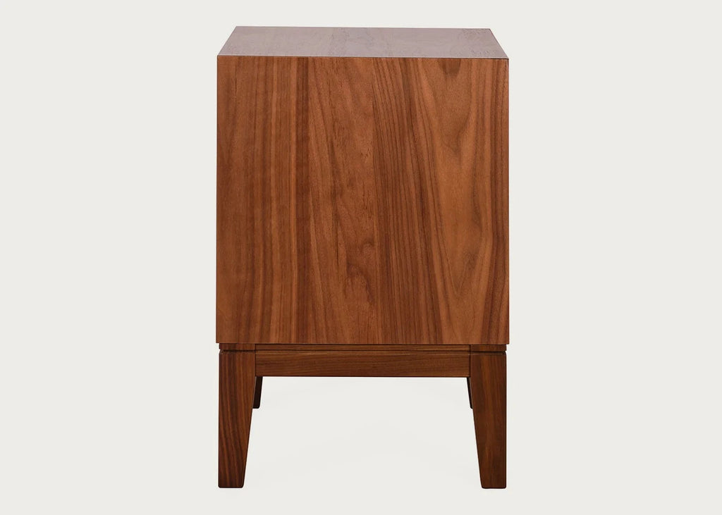 Lars Bedside Table Walnut