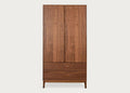 Lars Double Wardrobe Walnut