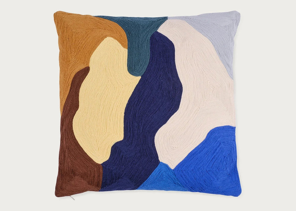 Heal’s + Clare Dudeney Cushion Blue