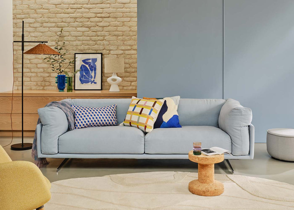 Heal’s + Clare Dudeney Cushion Blue