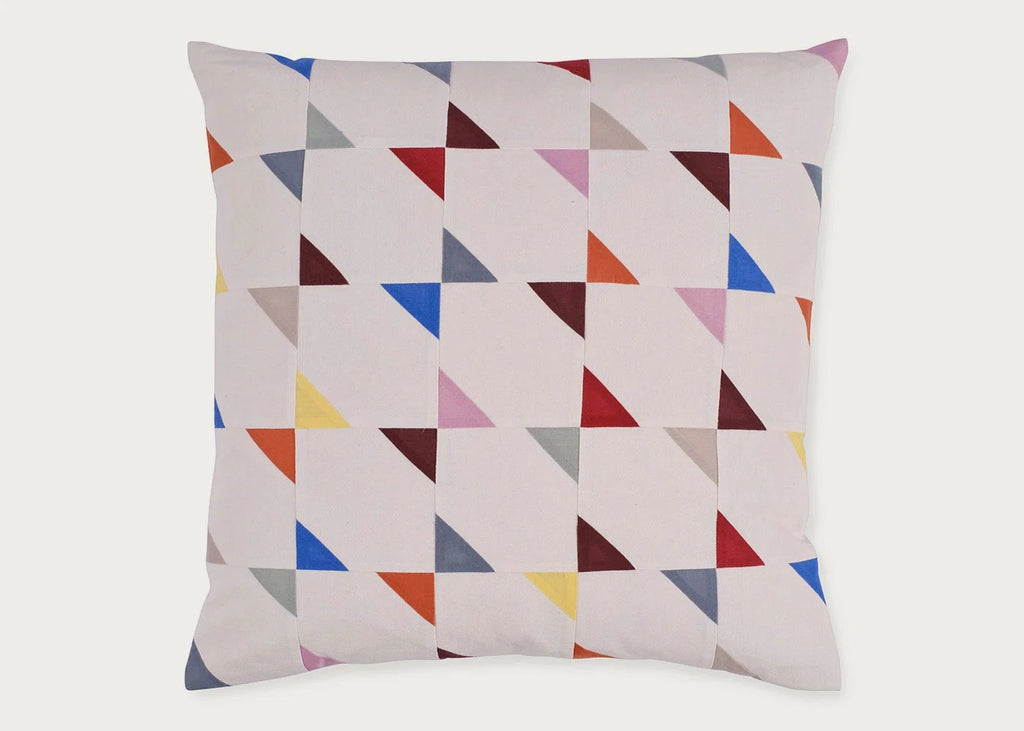 Patchwork Cushion Yellow 45 x 45cm