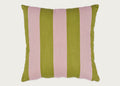 Cabana Stripe Cushion Pink & Green