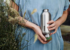Steel Single Wall Water Bottle 500ml Olive