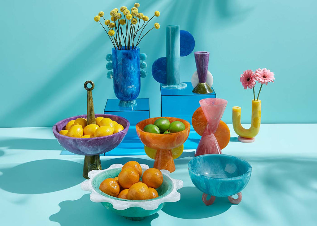 Como Disc Urn Turquoise