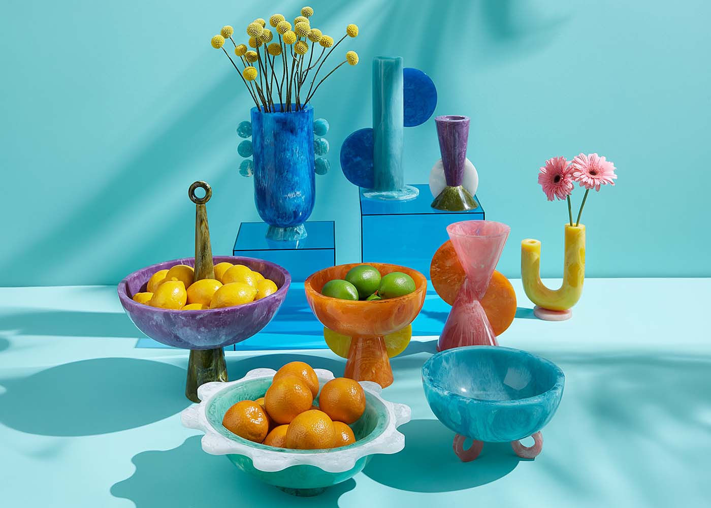 Como Disc Bowl Turquoise