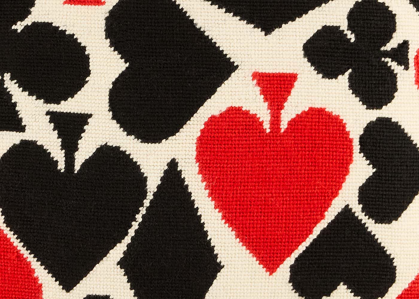 Full Deck Needlepoint Cushion