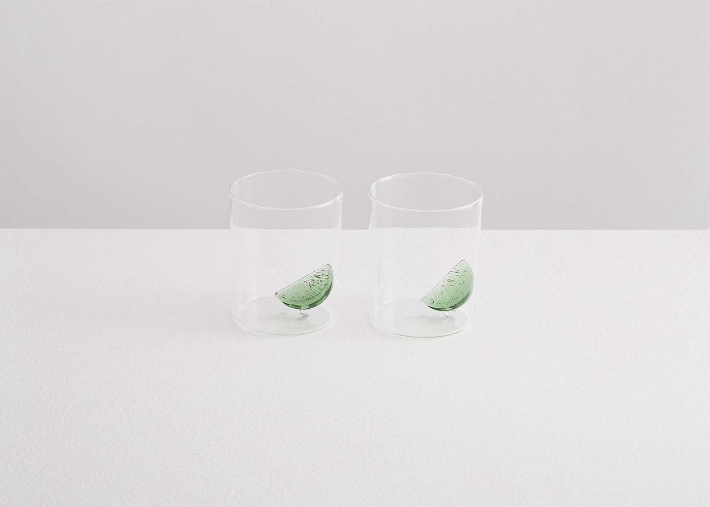 Lime Gin Glass Set of 2