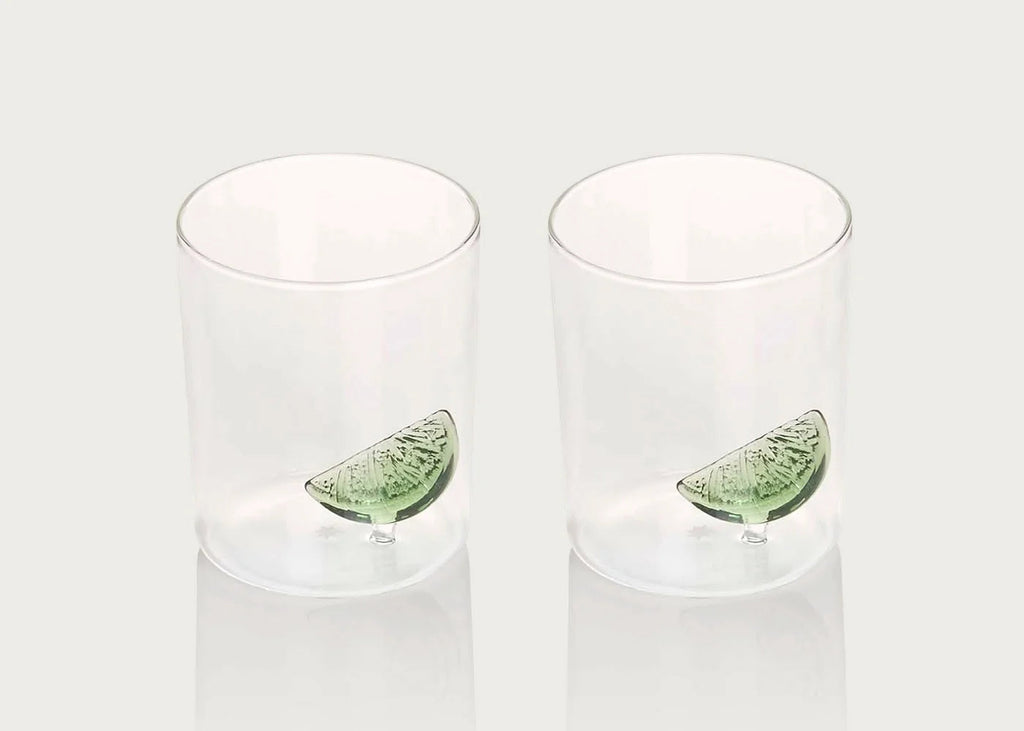 Lime Gin Glass Set of 2