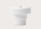 Ripple LED Portable Table Lamp White