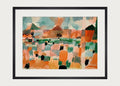 St Germain Near Tunis, 1914 by Paul Klee Framed Print