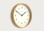 Mauritius Wall Clock in Bamboo