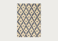 Ikat Tea Towel Ink Blue & Off White