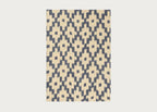Ikat Tea Towel Ink Blue & Off White