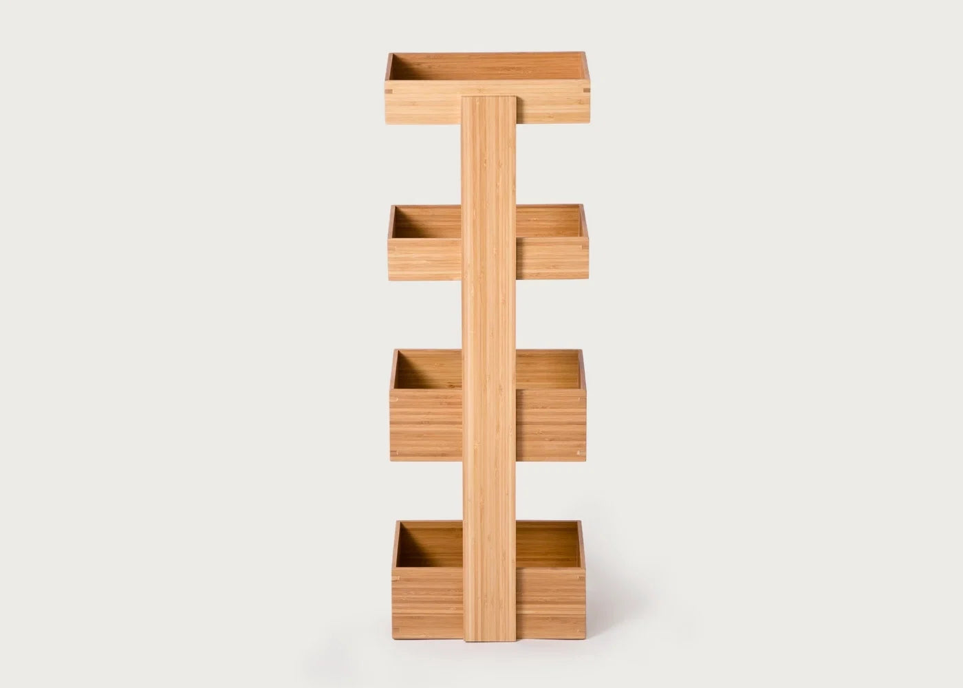 Bathroom Storage Stand Bamboo 4 Tier