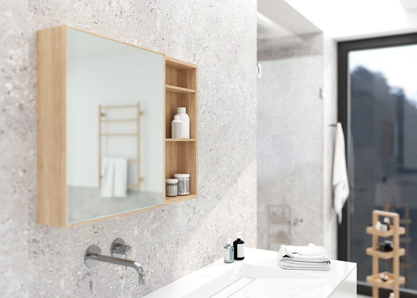 Slimline 550 Bathroom Wall Cabinet