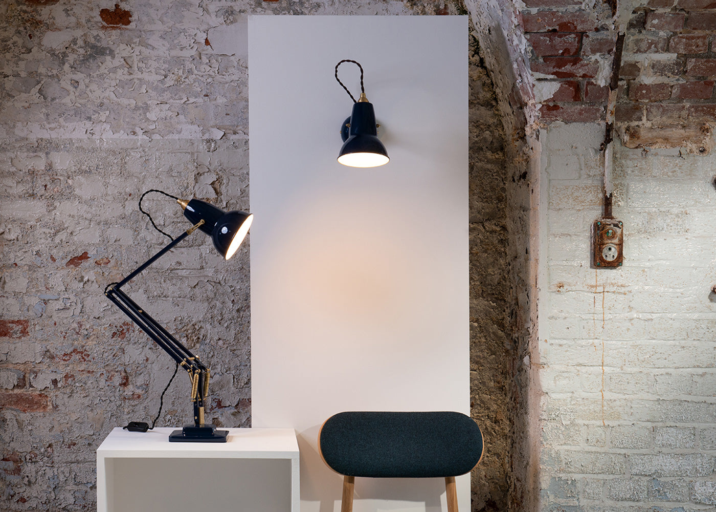 Original 1227 Brass Wall Light