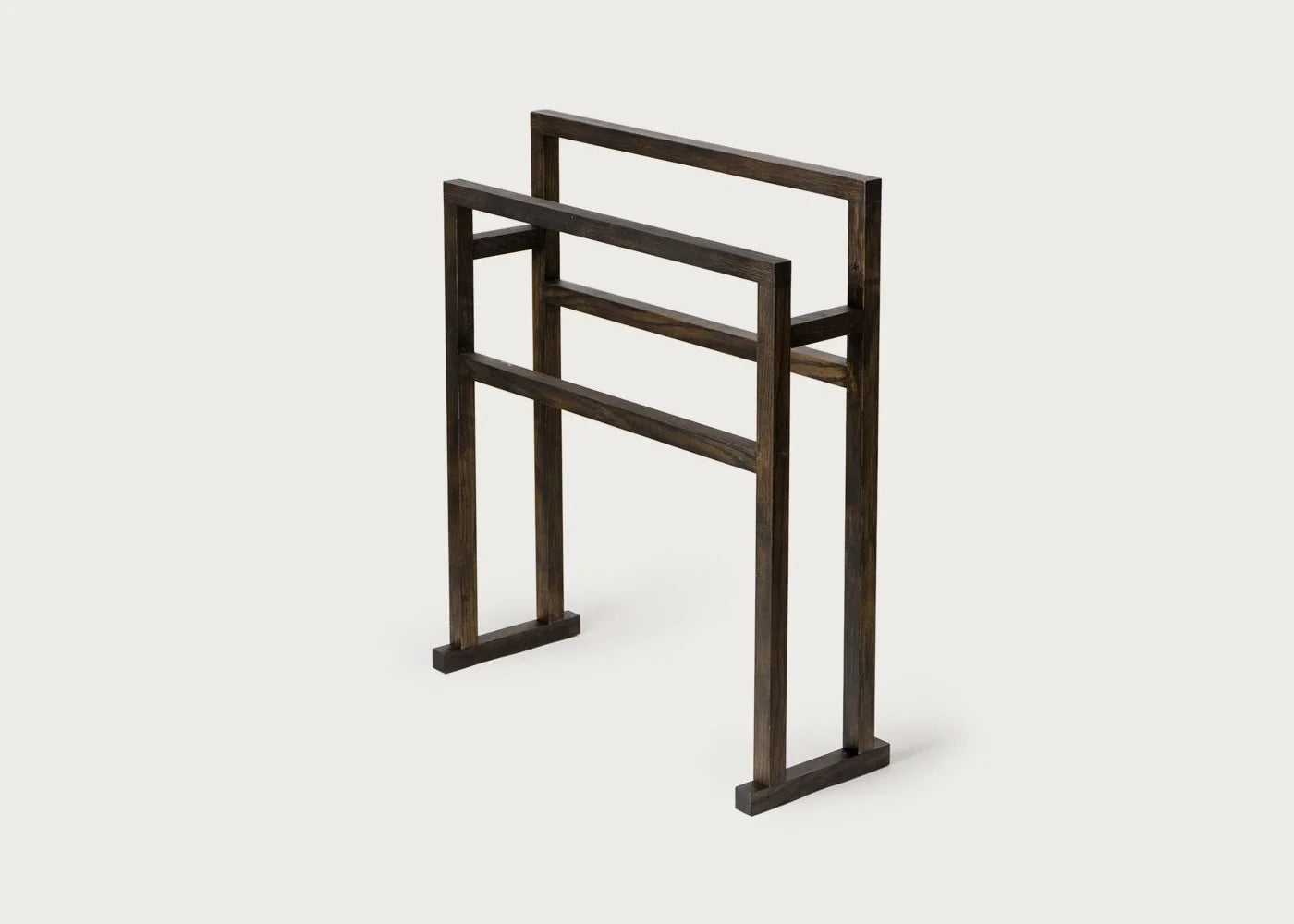 Wooden Freestanding Towel Rail Large
