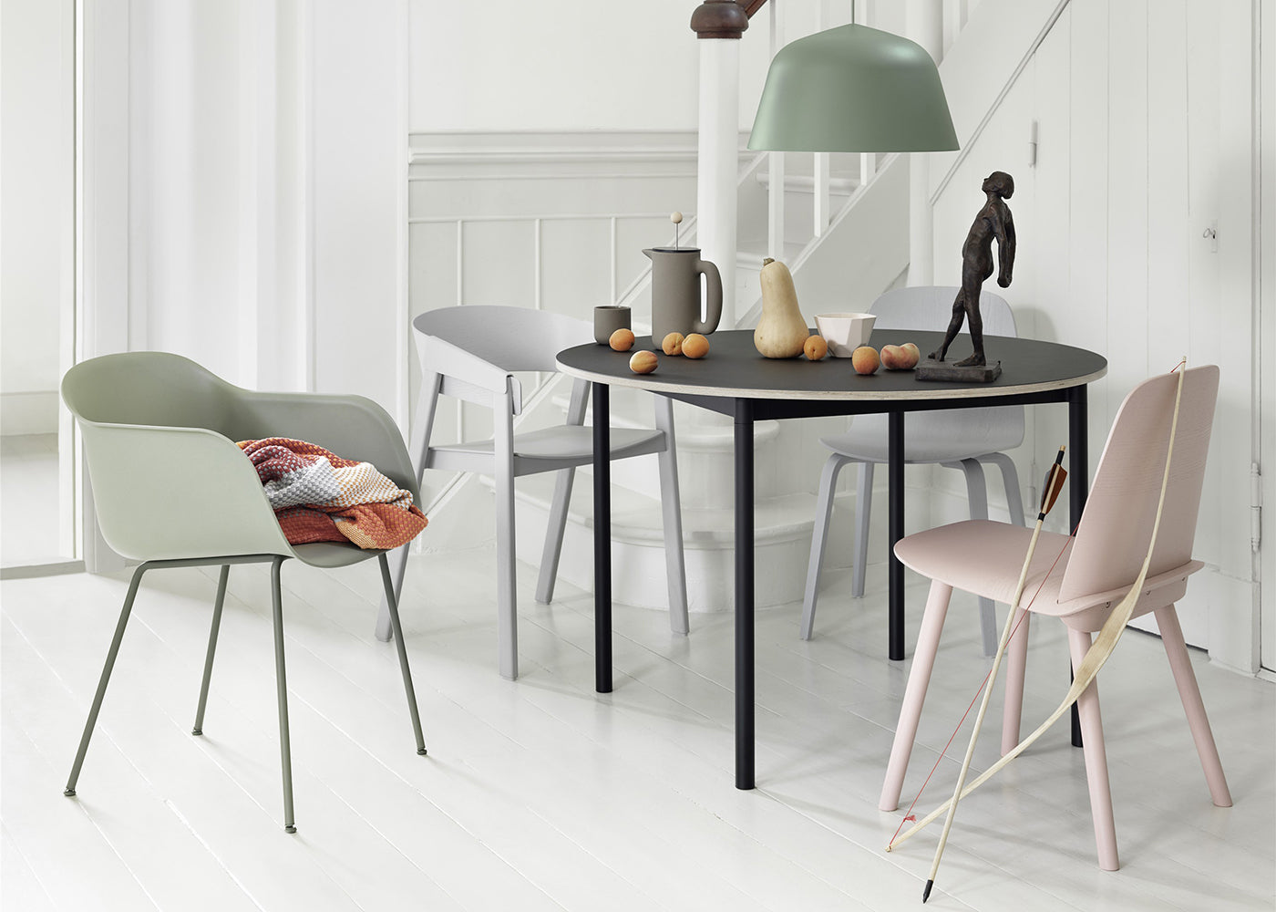 Fiber Armchair Tube Base